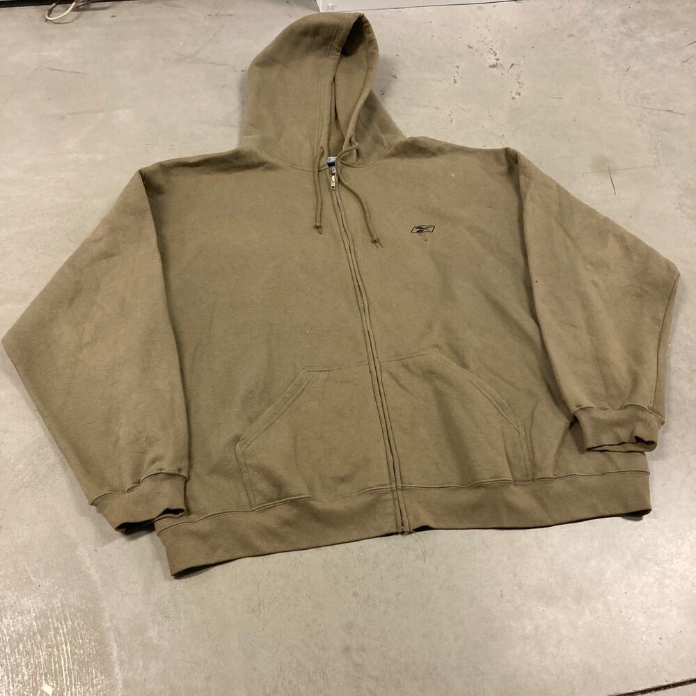 vintage y2k Reebok faded zip up hoodie